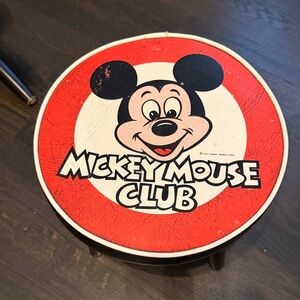 Vintage 1960s Walt Disney
Mickey Mouse Club Foot Stool